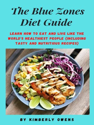 cover image of THE BLUE ZONES DIET GUIDE
